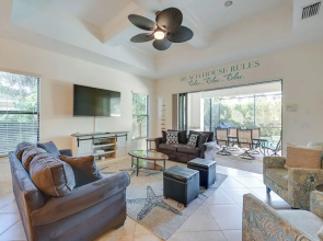 Chic Naples Retreat w/ Private Heated Pool & Lanai