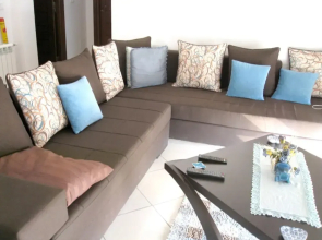 Apartment With 2 Bedrooms in Hammamet, With Wonderful sea View, Pool A