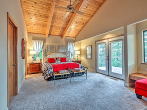 Deck & Views: Pet-friendly Starry Pines Cabin