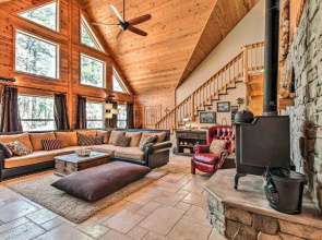Family Game Room: Spacious Overgaard Cabin