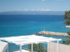 Seafront Pouletis Family Aeraki Nest With Pool