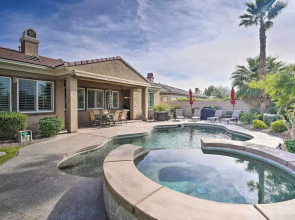 6 Mi to Coachella: Updated Home w/ Pool & Spa