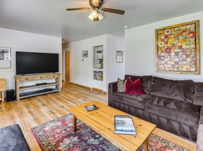 Walk to Flathead Lake: Airy Home w/ Mtn Views!
