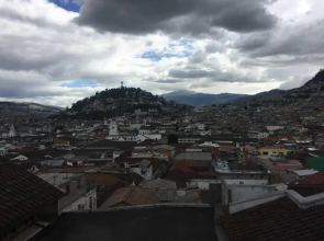 Suite con vista al centro Histórico de Quito