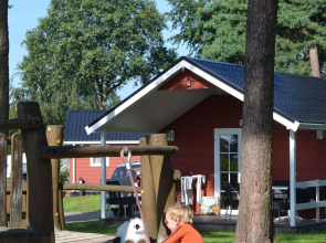 Beautiful chalet on a playground, in a holiday park in the heart of Twente