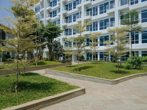 Minimalist Studio Room at Puri Mansion Apartment