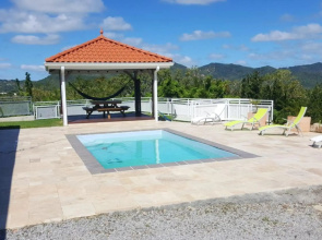 Villa de 3 chambres avec vue sur la mer piscine privee et jardin clos a Le Diamant a 3 km de la plage