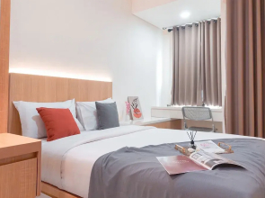 Cozy Living Studio At B Residence Apartment