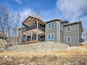 Dock & Fire Pit: Lakefront Rocky Mount Home!