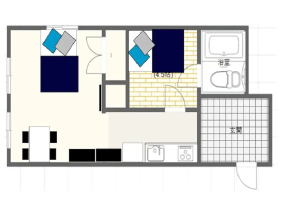 B1. PERFECT PLACE with LUX FLAT #SHINJUKU