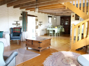 House With 2 Bedrooms in Plounérin, With Pool Access, Furnished Garden