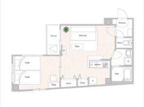 Residential Hotel IKIDANE Chibachuo