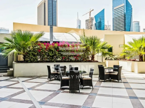 Contemporary One Bedroom with Full Marina View