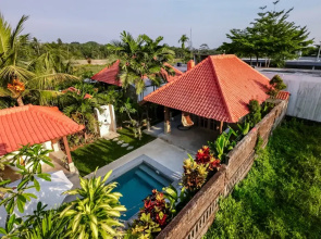 Nyaman Villas by EVDEkimi - Romantic escape among rice fields with Pool, Terrace