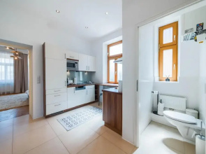 Deluxe Studio With Balcony Kingsize Bed and Free Parking in Krems Downtown