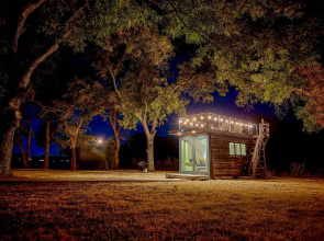 Yellow Blue Elegant Container Tiny House
