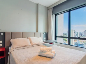 Accommodation With Pool, Sauna, and gym in the Heart of Salvador - AAP