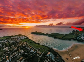 Stunning Panoramic Sea View Apartment by Truabode Holiday Lets & Short Lets Newquay - Porth With Free Parking & Wifi