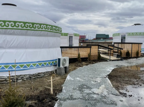 Юмарт озеро Талкас База семейного отдыха