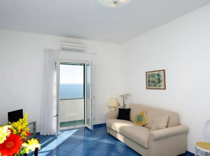 Amalfi Blue Flowers A