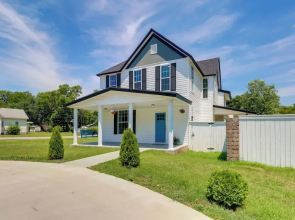Spacious Yard, Games & Fire Pit: Grove Home Rental