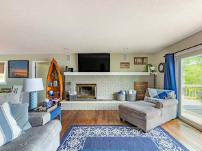 Waterfront Deck + Dock: Torch Lake Home!