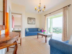 Skala Villa Green Large Private Pool Walk to Beach Sea Views A C Wifi - 2825