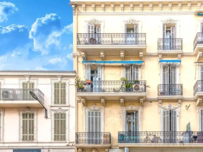 PENTHOUSE Loft 5MIN PALAIS DES FESTIVALS AND BEACH terrace view on castle