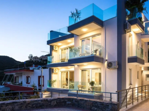 Junior Suite with Mountain View in Akrogiali Luxury Aparthotel