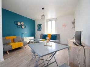Grand studio au coeur de Dinard à 1min du marché et 6min plage de l'Écluse