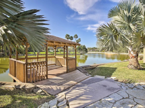 Pool & Game Room: Waterfront Harlingen Home