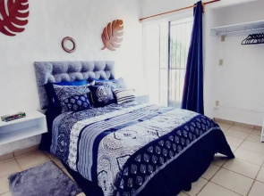 Blue house