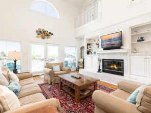 Airy Canalfront Galveston Home by RedAwning