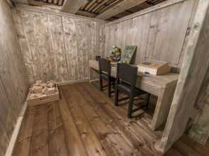 Tent Lodge With Sanitary Facilities at the Bedafse Bergen - Campsite