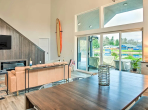 Modern Ocean Shores Getaway With Dock!