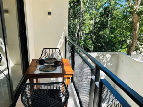 Pool with Private Balcony  Studio S13
