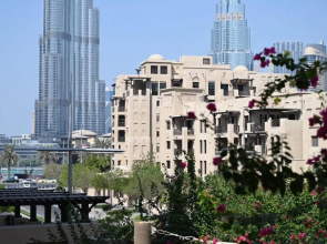 Lovely 1-bedroom apt with direct Burj Khalifa view