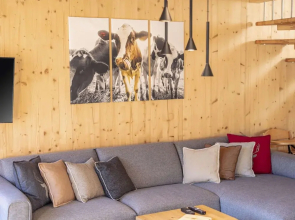 Chalet by the ski Lift With Balcony and Sauna