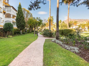 Apartment with 2 Bedrooms in Marbella, with Wonderful Mountain View, Pool Access, Furnished Terrace - 900 M From the Beach