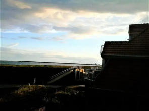 Lagoon on the Wadden See on Wangerooge