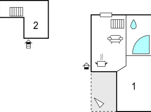 Stunning Apartment in Hasle With 2 Bedrooms and Wifi