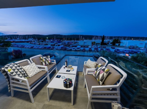 Modern Apartment With Great sea View Balcony, Shared Pool, Outside Kitchen