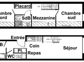 Appartement Hauteluce, 3 pièces, 8 personnes - FR-1-293-66