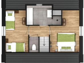 Luxe 4p in Thorn With 2 Bedrooms and 1 Bathrooms