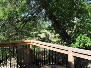 Backs to Lago Vista Golf Course