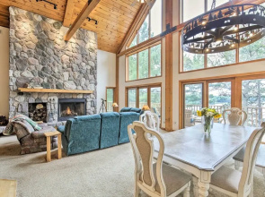 Waterfront Lake Tomahawk Cabin w/ Game Room!