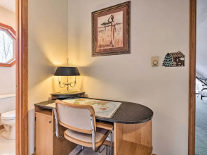 Walk to Beach: Lakefront Pocono Escape w/ Fire Pit
