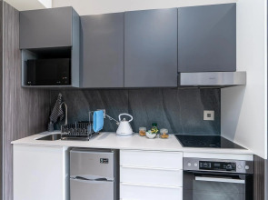 Top Floor Menlyn Maine studio apartment with Stunning Views & No Load Shedding
