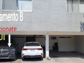 DepaB privado, centrico,Wifi 80 mb ,aire acondicionado ,cocina, cochera techada,