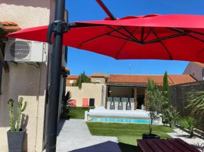 Jolie Villa climatisée piscine chauffée Perpignan